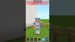 CAPTAIN REX ARMOR STAND IN MINECRAFT PART 22 #shorts
