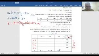 פתרון תרגיל בהסתברות דו שלבית באמצעות טבלה