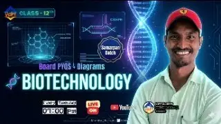 Biotechnology Class 12 Biology | Board PYQs, Diagrams & Keywords| Bikash Sir | Samarpan Batch | VGPT