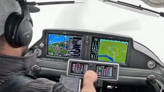 Cirrus SR22 G7 &mdash; заход на посадку по ППП в Гранд-Рапидс, штат Мичиган