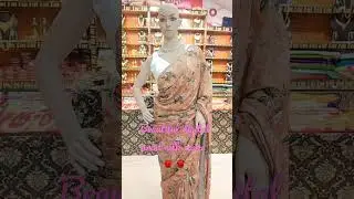 Party wear pure digital print silk sartin matka maslin organza saree avail at imitation world 🔥😍🌹💖