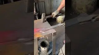 No Machine? No Problem. Handmade Farming Knife for Vegetables #toolmaking #shorts