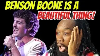Wow! This is a monster song! BENSON BOONE Beautiful things REACTION - First time hearing
