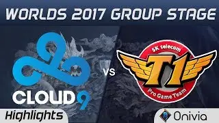 C9 vs SKT   Highlights World Championship 2017 Group Stage Cloud9 vs SK Telecom T1 by Onivia