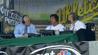 BAL@OAK: Canseco on '89 World Series win