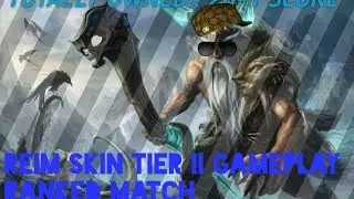 VAINGLORY : REIM SKIN TIER II GAMEPLAY [RANKED MATCH] ENEMY TEAM REKT SCORE 20 - 1
