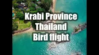 Krabi Province, Thailand. Bird flight. PART-1