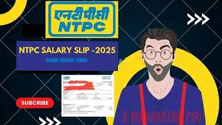 NTPC THROUGH GATE SALARY SLIP - 2025  of Engineer Executive(During training period)