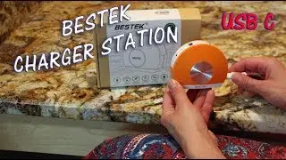 🍀BESTEK USB C CHARGER STATION 4 PORT👀 MACBOOK DROID QUICK CHARGING DEVICE PRODUCT REVIEW👈