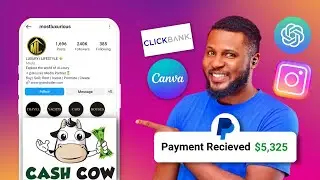 Make $5,325 Monthly with Instagram Faceless Cash Cow Page | Make Money Online 2024