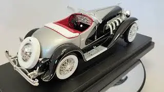 ERTL American Muscle 1935 Duesenberg SSJ Roadster Black Silver