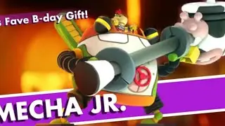 Mario + Rabbids Kingdom Movie (2016) MiniBoss MegaGodzilla & Yoshi Joines The Team🤖🦎🌋