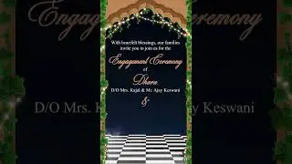 Elegant & Personalized Digital Wedding Invite | Unique Custom E-Invitation for Roka & Wedding