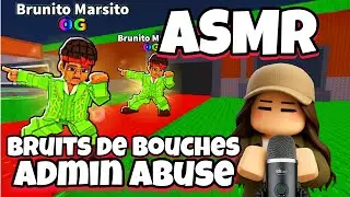 ASMR Fran&ccedil;ais &bull; BRUITS DE BOUCHE ET CHUCHOTEMENT SUR STEAL A BRAINROT ADMIN ABUSE ! 😴👄