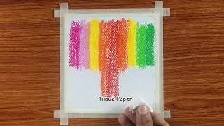 Easy Drawing for Beginners / Drawing with Oil Pastels / Step by Step