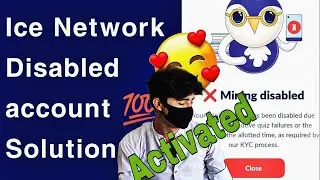 ice Network Mining Disable issue | ice Network Earning Rate 0 | Ice Network New Update | Crypto