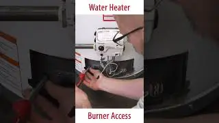 Water Heater - Burner Removal *Timelapse*