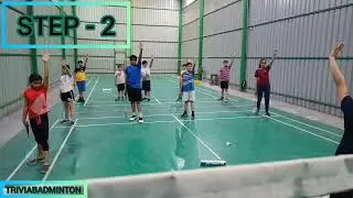 Learn professional badminton racket action step wise | #badminton #bwf #badmintontraining #badminton
