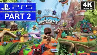 Sackboy: A Big Adventure | Part 2 | PS5 Story Walkthrough | [4K, HDR, 60FPS]