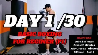 30 Days of Basic Boxing at Home for Beginners #DAY1 #HIENSUNDAY  #BoxingAtHome #HomeWorkout