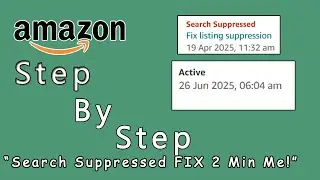 How to Fix Search Suppressed Listings on Amazon in 2 Minutes