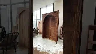 Mosque Oak Door Design | Meşe Cami Ahşap Kapısı