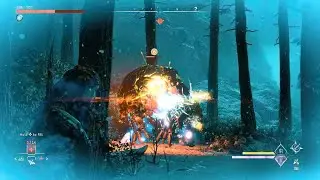 Horizon Forbidden West Hard Difficulty VS Apex Frostclaw using Legendary Carja&rsquo;s Bane and Override