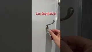 Выпадение анкера для гипсокартона