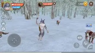 Killing the bear 🐻 in winter forest