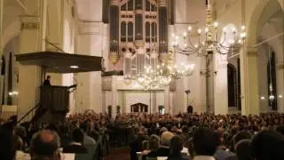 Psalm 122 vers 1 en 3  met bovenstem Grote kerk Gorinchem