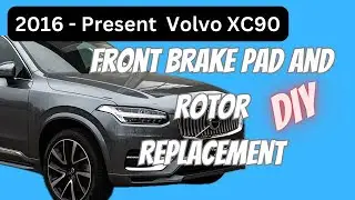 КАК: Замена передних тормозных колодок и ротора Volvo XC90 (2017)
