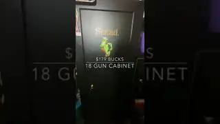 18 Gun Cabinet Only $179.00