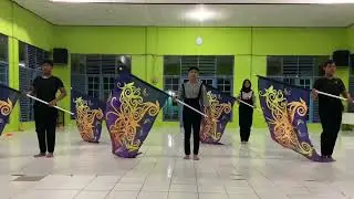Mb. Gema Insan Cita MAN KAPUAS||Gerakan dasar Color Guard||Isen Mulang..