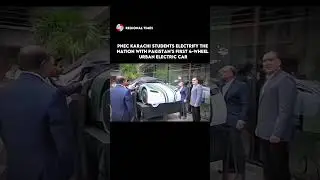 PNEC Karachi Students Electrify the Nation with Pakistan's First 4-Wheel Urban Electric Car #shorts