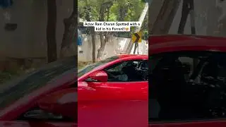 Actor Ram Charan Spotted!!😍 #ramcharan #rrr #ferrari #actor #ramcharanforever #short