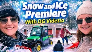 Snow and Ice Premiere | Winter Cleanup with DG Videtto | Snow Plowing & Ice Removal