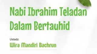 🔴 LIVE: Nabi Ibrahim Teladan dalam Bertauhid