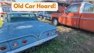 We Explore a Western Kansas Auction Hoard PACKED With Old Cars, Trucks, & Houses Still FULL!