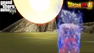 GTA 5 - Jiren vs MUI Goku | DBZ Mods | DBS Tournament of Power Fight Finale