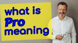 Pro | Meaning of pro