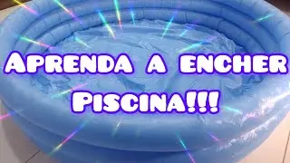 Como encher piscina inflável