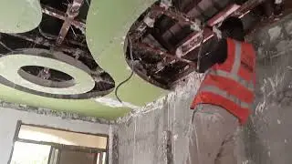 Fabrication faux-plafond @staff by Excellence Decor Construct 🌹