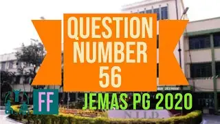 56// JEMAS (JENPAS) PG 2020 MPT Paper Solve // Question Number 56