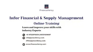 Infor Financial & Supply Management Online Training: Learn from the Experts