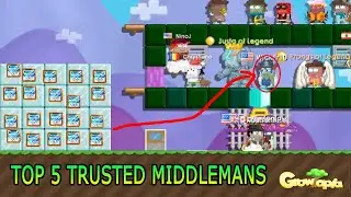 TOP 5 Most Trusted Middlemans | Growtopia