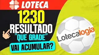 RESULTADO LOTECA 1230 ACUMULOU? LOTECA 1231 COM PR&Ecirc;MIO MILION&Aacute;RIO SER&Aacute; QUE RESULTADOS LOTECA 1230...