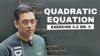 Class 10 Exercise 4.2 Qn. 4 #Anil sir #uniquetutorials