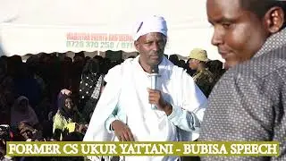 FORMER CS UKUR YATTANI | BUBISA FUNDRAISER