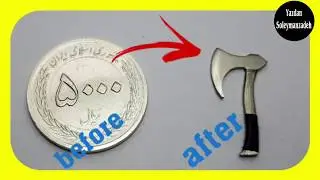 mini axe from coin