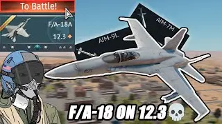F/A-18 HORNET ON 12.3 💀💀💀 | War Thunder